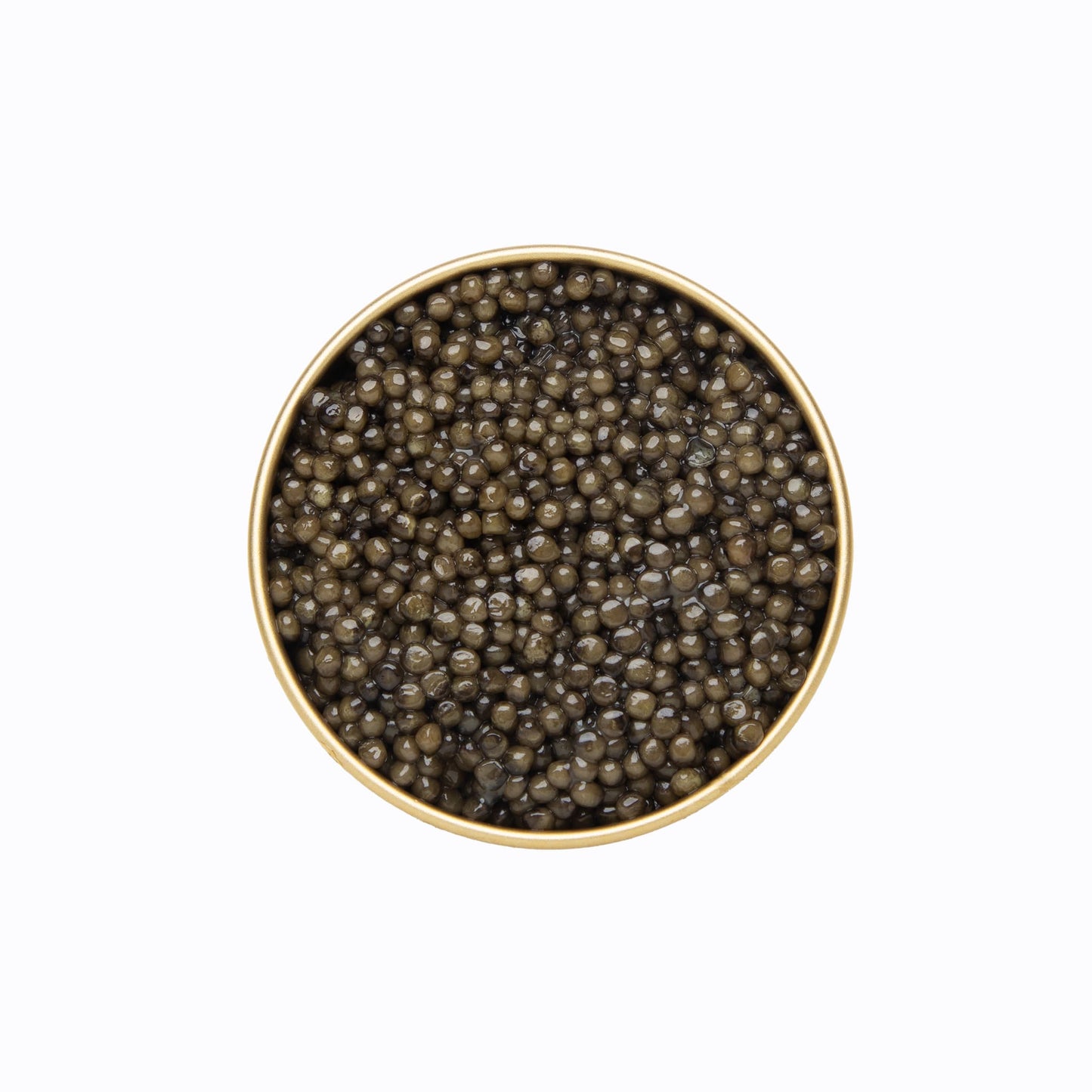 Classic Osetra Caviar 1.76 oz open.