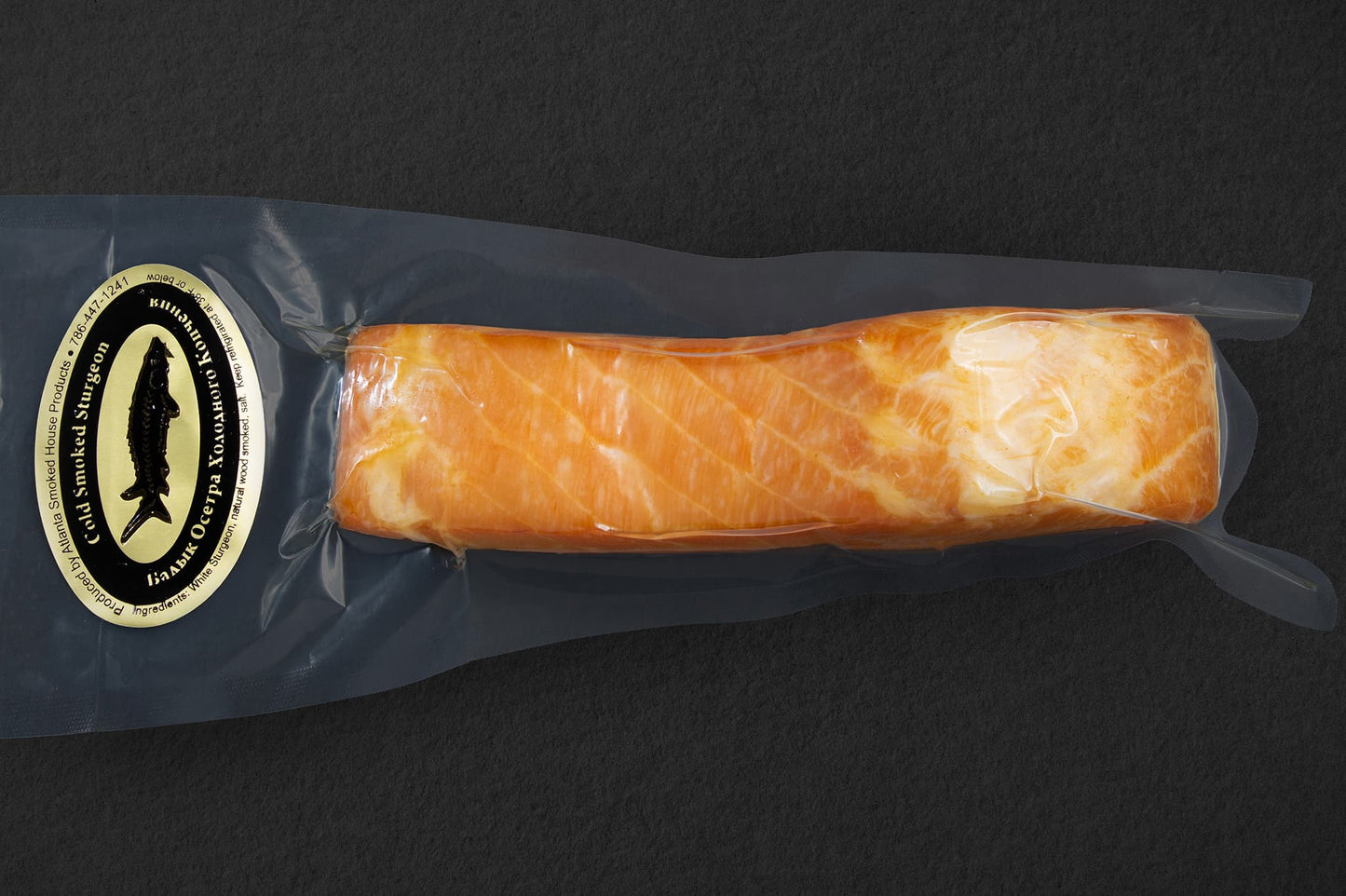 Cold Smoked White Sturgeon (chunk) 0.8 - 1.0 lb.
