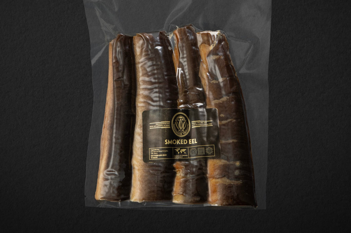 Hot Smoked  Eel (whole) 0.9 - 1.1 lb.