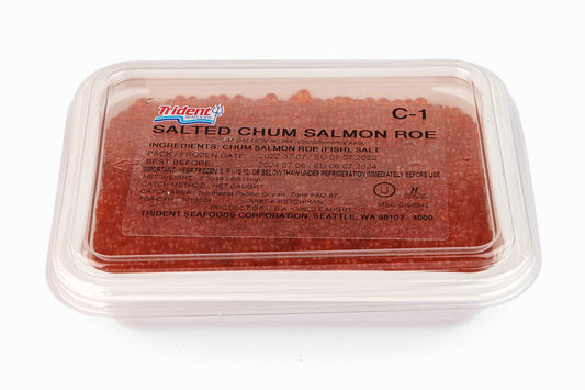 Wild Alaskan Chum Salmon Caviar Trident C-1 (Grade 2, 2023 SEASON) 35.2 oz