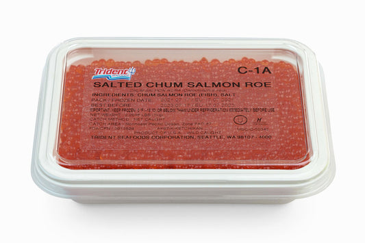 Wild Alaskan Chum Salmon Caviar Trident C-1A (Grade 3, 2023 SEASON) 35.2 oz